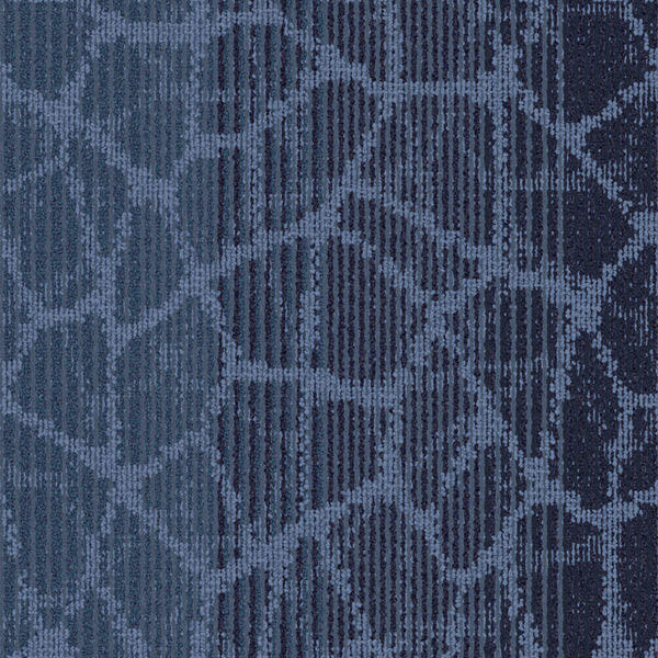 Interface Cellular / Bouclée / 50 cm x 50 cm / Bleu