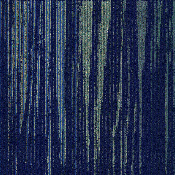 Interface Vintage - Reissue / Bouclée / 50 cm x 50 cm / Bleu