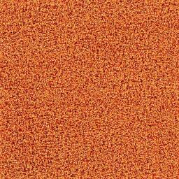 Interface Touch & Tones 103 II / Pile profonde / 50 cm x 50 cm / Orange