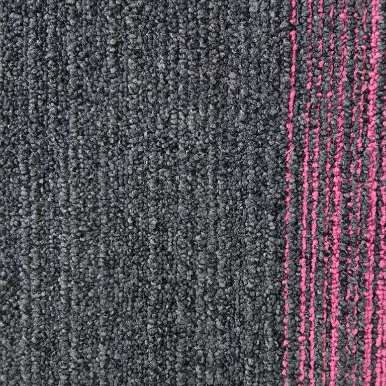Interface Off Line planks / Bouclée / 25 cm x 100 cm / Gris