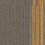 Interface Off Line planks / Bouclée / 25 cm x 100 cm / Jaune / 1