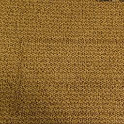Interface Furrows-II / Bouclée / 50 cm x 50 cm / Orange