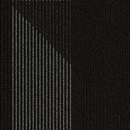 Interface Oblique / Bouclée / 50 cm x 50 cm / Noir