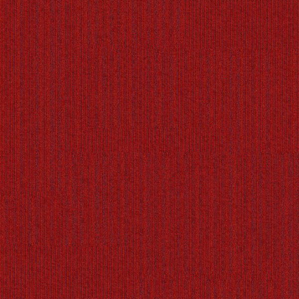 Interface Equilibrium / Bouclée / 50 cm x 50 cm / Rouge