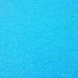 Interface Polichrome / Velour / 50 cm x 50 cm / Bleu