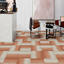Interface Connected Ethos Sone / Bouclée / 50 cm x 50 cm / Orange, Beige / 3