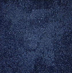 Interface Recreation / Bouclée / 50 cm x 50 cm / Bleu