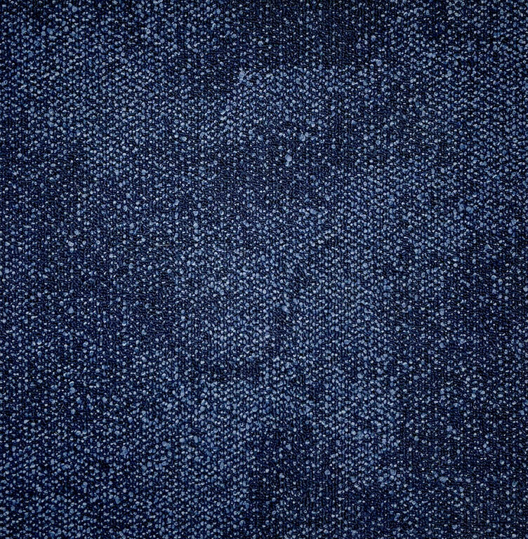 Interface Recreation / Bouclée / 50 cm x 50 cm / Bleu