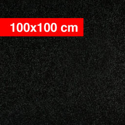 Private Label Classic 1x1m / Feutre aiguilleté / 100 cm x 100 cm / Noir, Gris