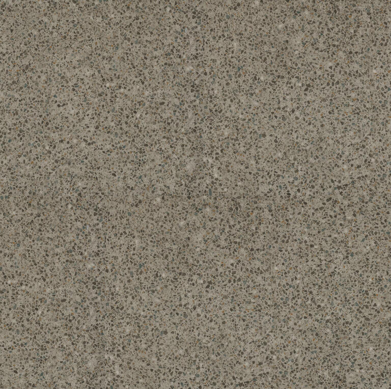 Interface LVT In The Mix Terrazzo PVC / PVC/LVT / 50 cm x 50 cm / Gris, Marron