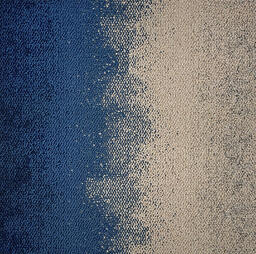 Interface Connected Ethos CE200 / Bouclée / 50 cm x 50 cm / Bleu, Beige