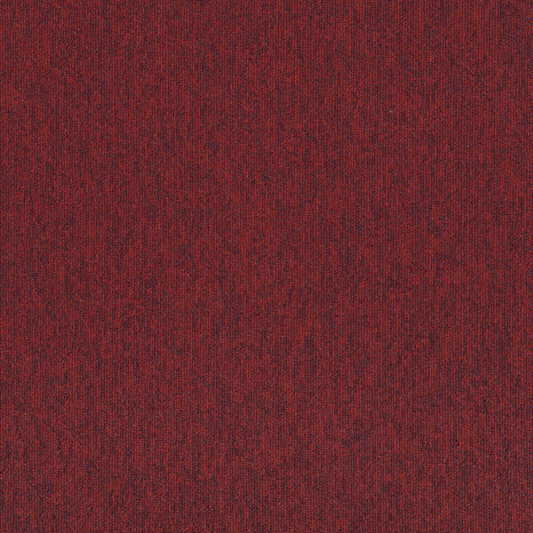 Interface New Horizons II / Bouclée / 50 cm x 50 cm / Rouge