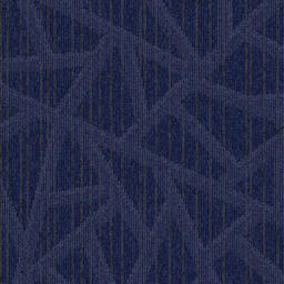 Interface The Orient - Dynamic / Bouclée / 50 cm x 50 cm / Bleu