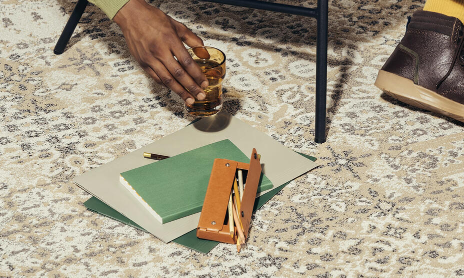 Carreaux de moquette pour chauffage au sol / 