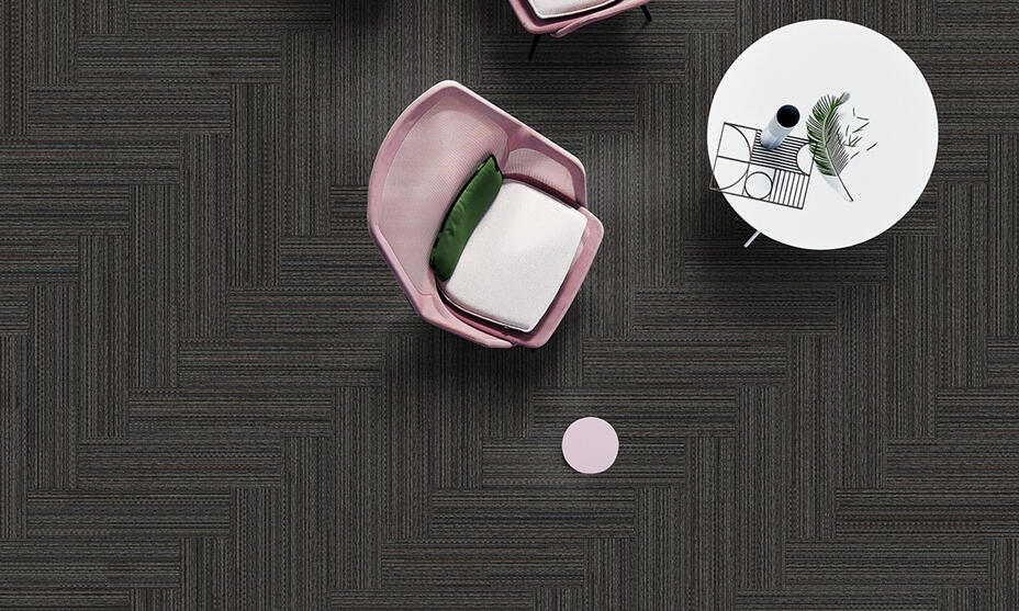 Dalles de moquette anthracite / 