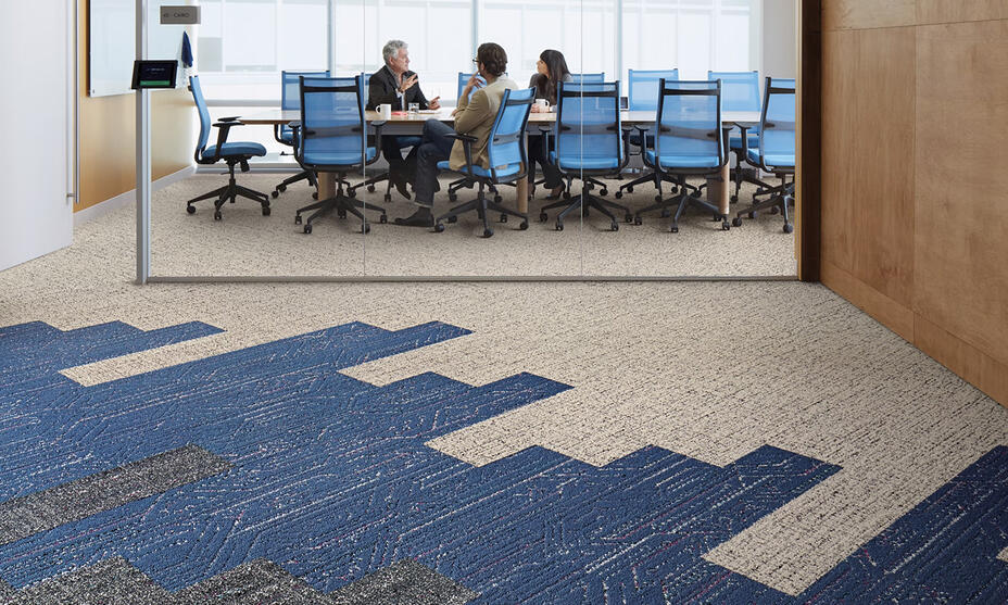 Dalles de moquette 25x100 cm / 